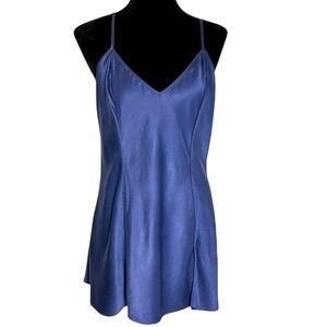 Vintage 2001 Victoria's Secret 100% Silk Chemise Slip Dress Size Medium
